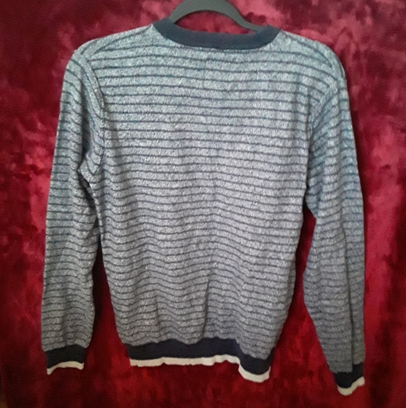 Burnside Crewneck Striped Knit Sweater - Picture 5 of 10